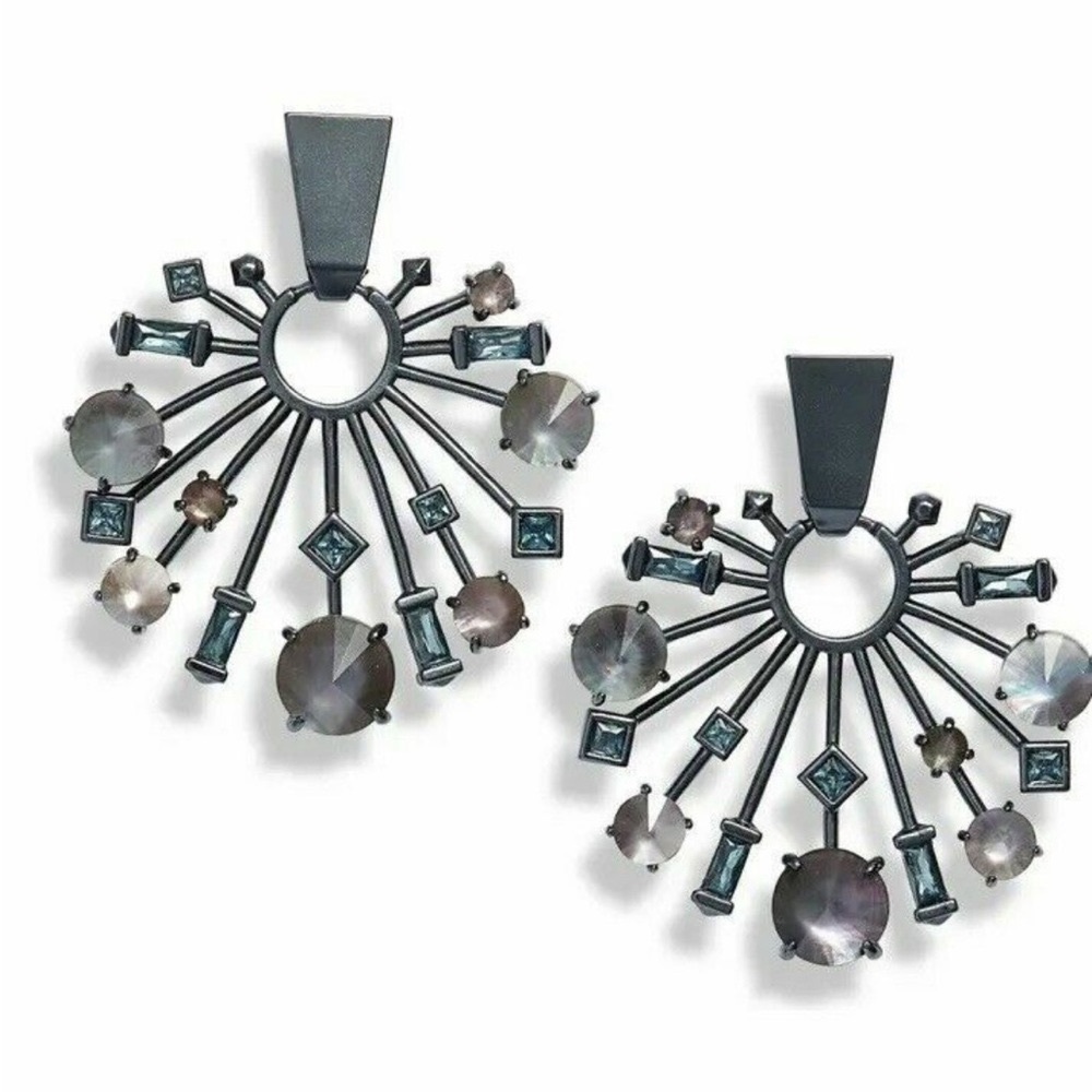 Kendra Scott Fabia statement earrings like new discontinued!